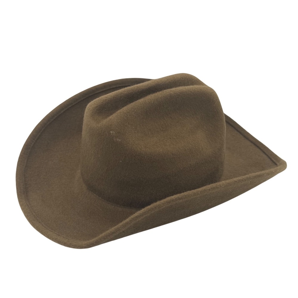 NWT Wyeth McGraw Brushed Wool Cowboy Hat Tobacco Brown One Size